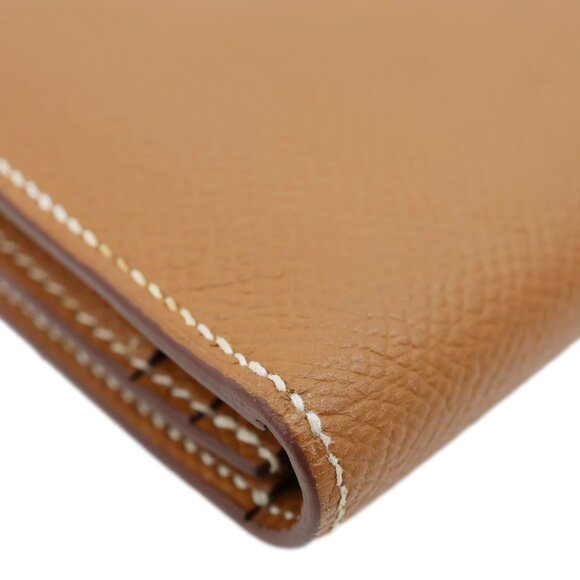 Hermes Bearn Epsom Leather Long Wallet Brown - Picture 5 of 12